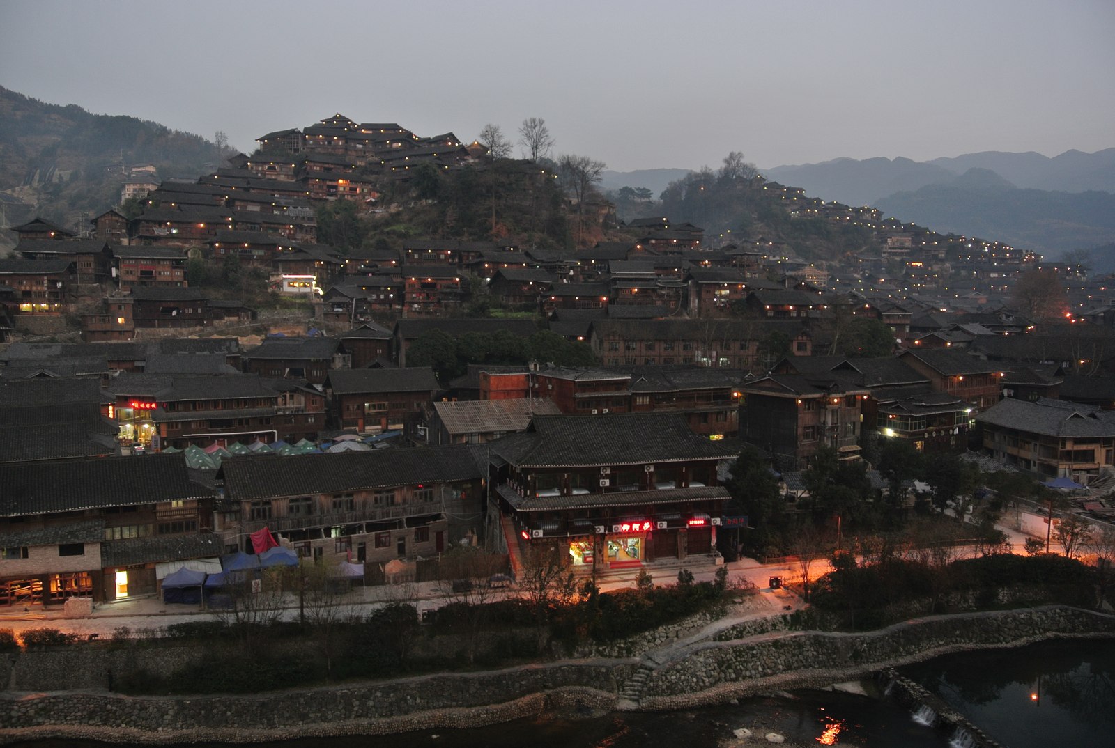 Cảnh đêm Tây Giang, Quý Châu